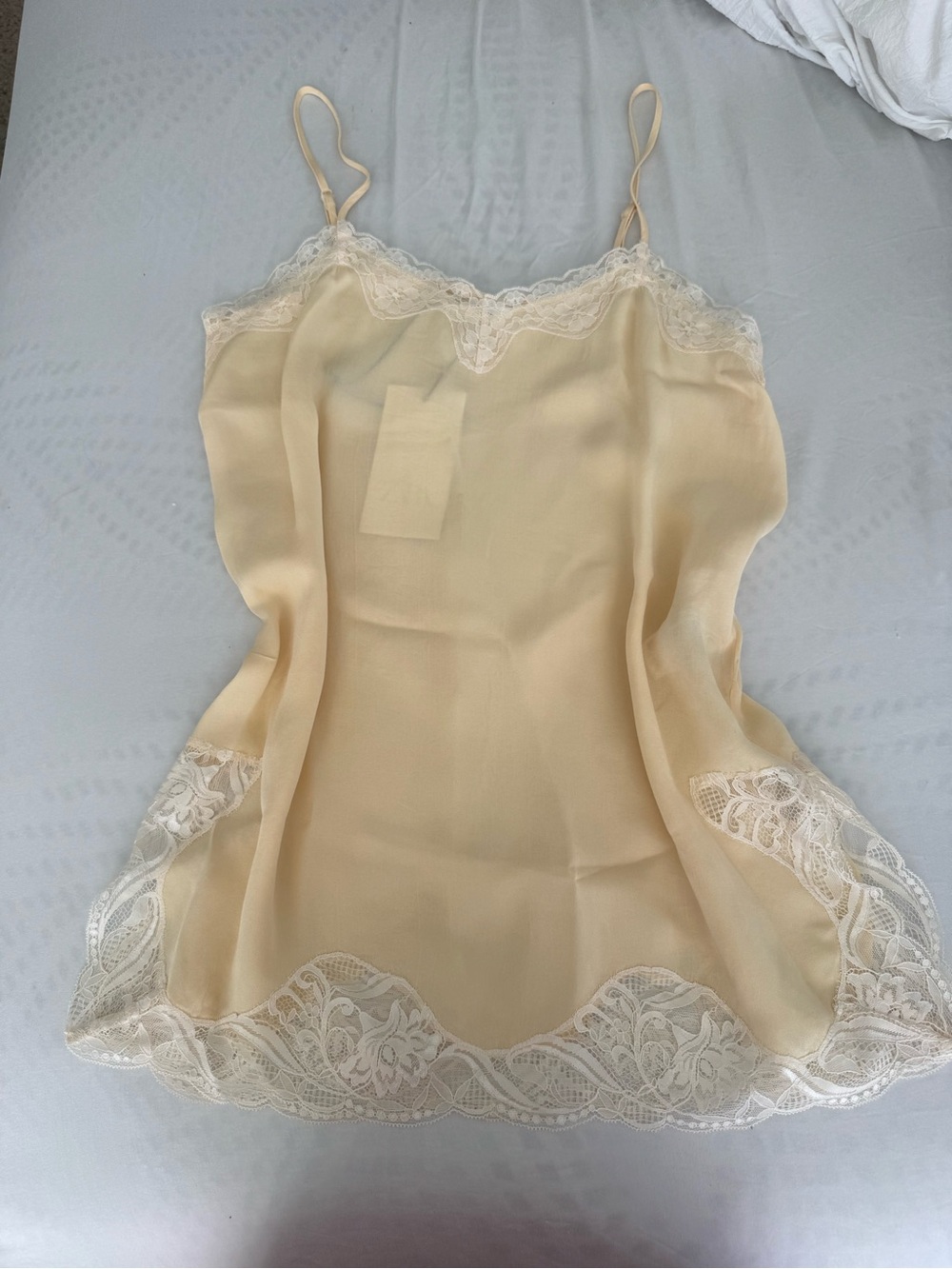 zara silk lace dress NWT